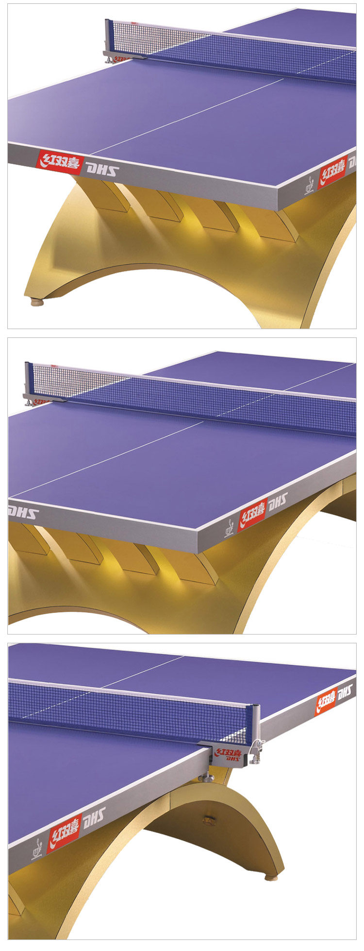 金彩虹乒乓球台_红双喜乒乓球桌_比赛专用乒乓球台-广西熊猫体育体育健身器材有限公司