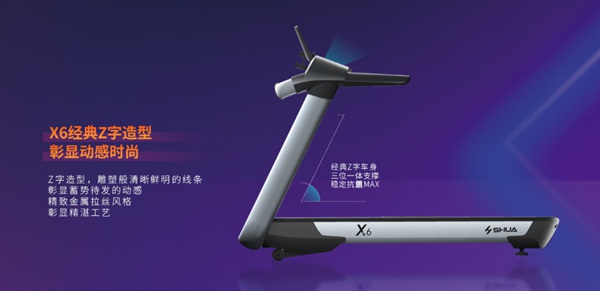 室内健身器材-熊猫体育X6心率版跑步机