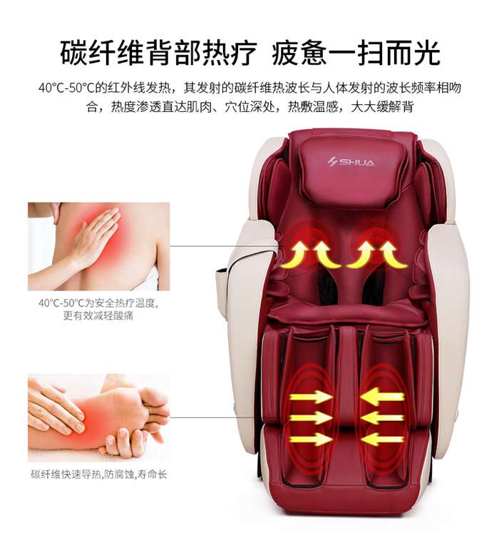 熊猫体育健身器材-家用智能按摩椅SH-M6800-1