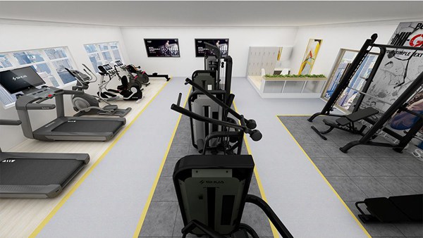 100平方健身房配置方案-广西熊猫体育体育健身器材有限公司