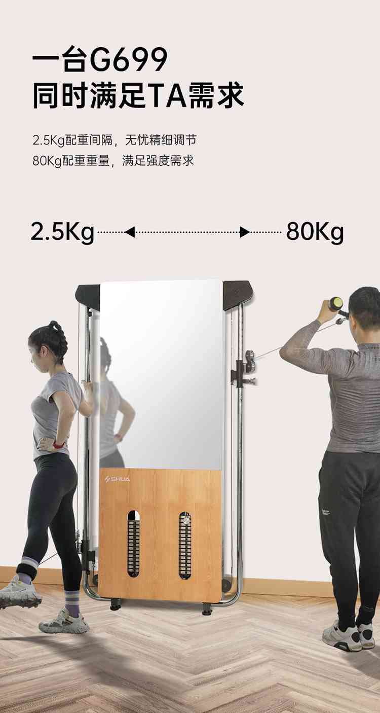 SH-G699 壁挂式拉绳训练器-广西熊猫体育体育健身器材有限公司
